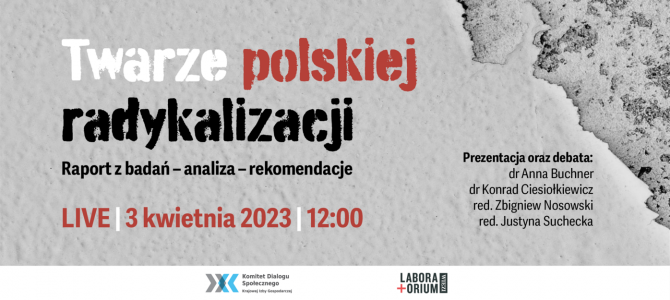 Zaproszenie na prezentację wyników badań „Twarze polskiej radykalizacji”